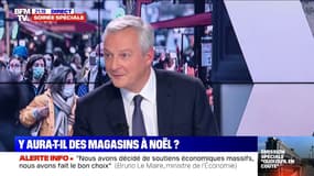 Bruno Le Maire évoque la possibilité pour les commerçants "d'une extension des amplitudes horaires jusqu'à Noël"