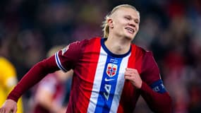 Erling Haaland auteur d'un triplé avec la Norvège en Ligue des nations, 17 novembre 2024