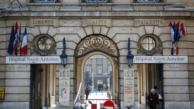 L'hôpital Saint-Antoine, dans le 12e arrondissement de Paris