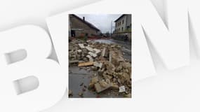 De violentes rafales ont été enregistrées dans le Doubs, provoquant des dégâts matériels, ce 24 juillet 2023.