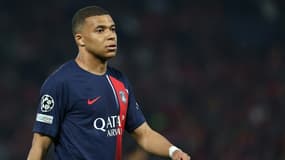 Kylian Mbappé, alors sous le maillot du PSG, en demi-finale retour de Ligue des champions, contre Dortmund, le 7 mai 2024 au Parc des Princes