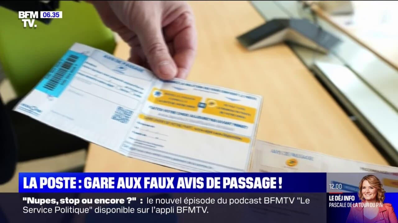 Des personnes victimes de faux avis de passage de La Poste