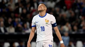 Kylian Mbappé grimace lors de la demi-finale de la Ligue des Nations entre la France et l'Espagne (4-5), le 5 juin 2025