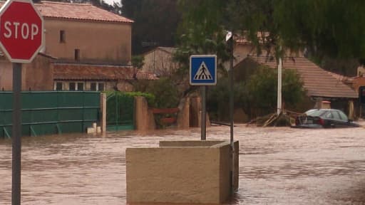 Une des communes varoises inondées ce week-end.
