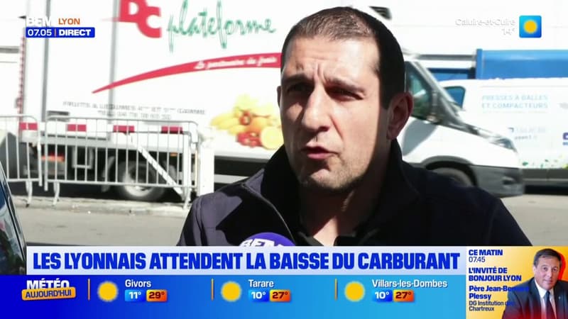 Les Lyonnais attendent la baisse du carburant