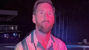 Lionel Messi lors du réveillon du Nouvel An, le 31 décembre 2024