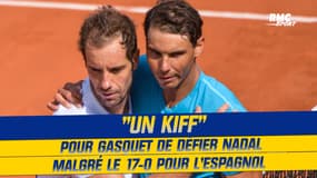 US Open : "Un kiff" pour Gasquet de défier Nadal malgré le 17-0 pour l'Espagnol