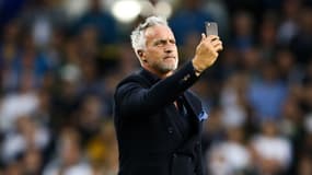 David Ginola, à Londres le 14 mai 2017