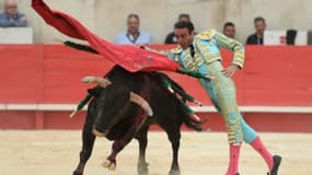 Le torero espagnol Enrique Ponce, le 16 septembre 2017 à Nîmes. 