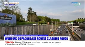 Île-de-France: circulation classée rouge pour ce week-end de Pâques