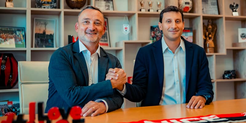 Franck Haise lors de sa prolongation à Nice, le 5 septembre 2025