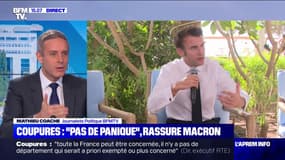 Vers des coupures de courant cet hiver? "Pas de panique", tempère Emmanuel Macron