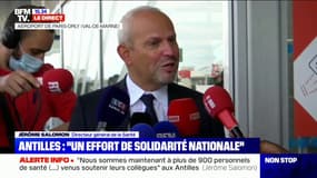 Pour Jérôme Salomon, "les Antillais sont en train de réaliser la sévérité de la vague et les bénéfices du vaccin" 