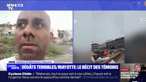 "C'est catastrophique, c'est du jamais-vu": John, habitant de Mamoudzou à Mayotte, témoigne après le passage du cyclone