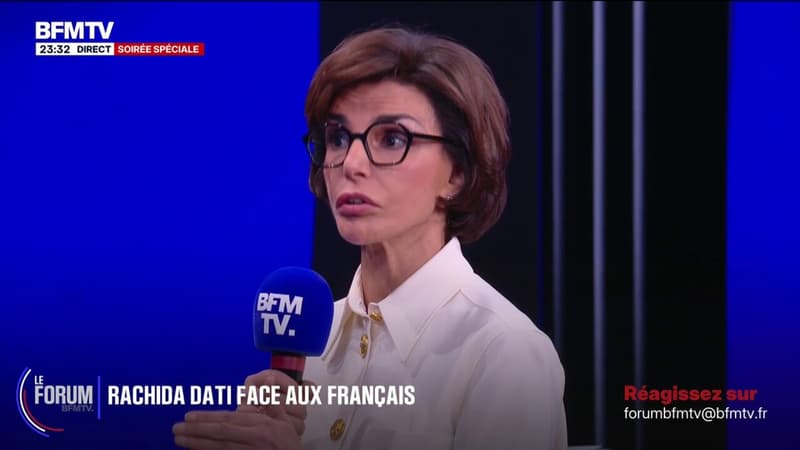 FORUM BFM - Casse du Louvre: "Quand j'ai contourné la rue, j'ai croisé la nacelle", raconte Rachida Dati, ministre de la Culture