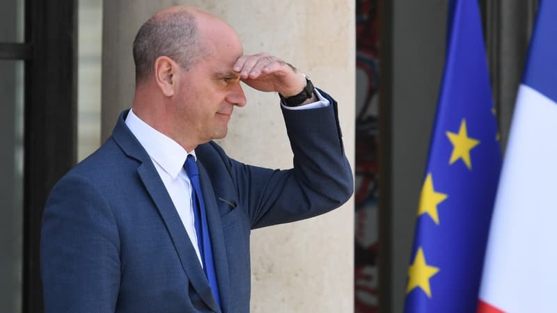 Jean-Michel Blanquer devant le palais de l'Élysée, le 24 juin dernier.