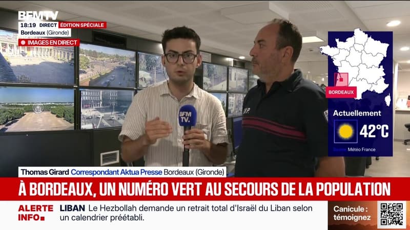 Canicule: à Bordeaux, la municipalité a mis en place un numéro vert