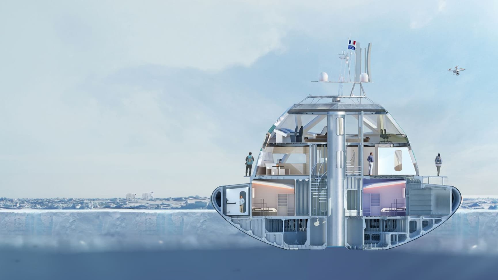 La fondation Tara Océan a annoncé le 21 juin 2021 le déploiement de sa "Polar Station" à l'horizon 2025. La fondation Tara Océan a annoncé le 21 juin 2021 le déploiement de sa "Polar Station" à l'horizon 2025.