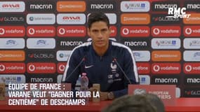 Equipe de France : Varane veut "gagner pour la 100e" de Deschamps