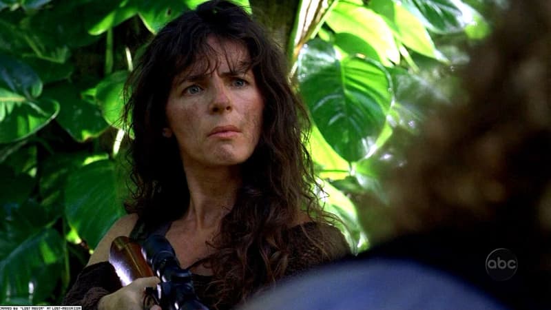 L'actrice Mira Furlan dans la série LOST