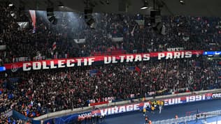 Les supporteurs du Collectif Ultras Paris