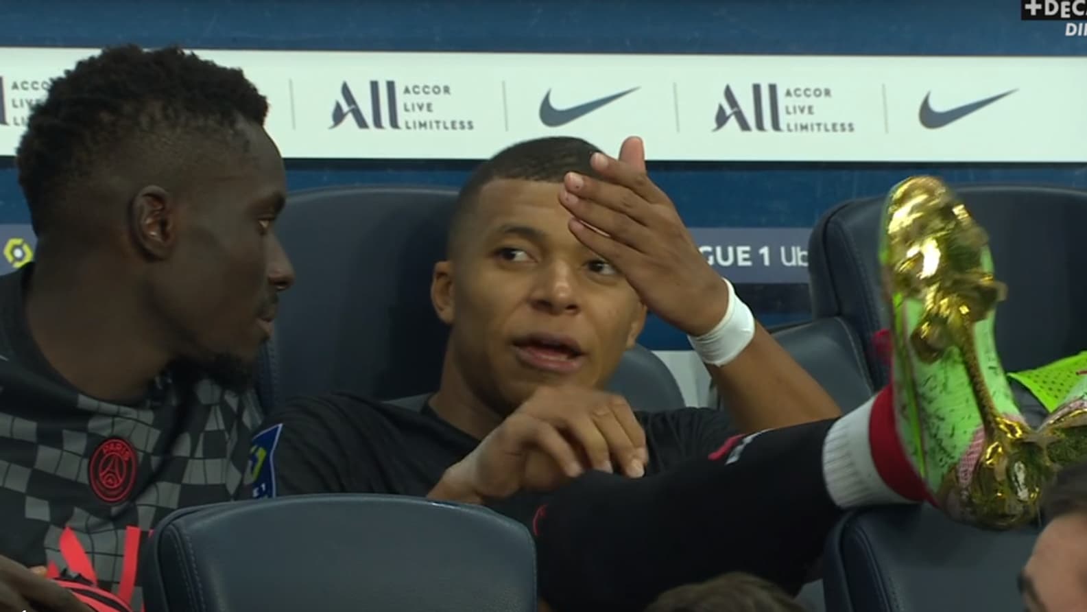 La colère de Mbappé La colère de Mbappé
