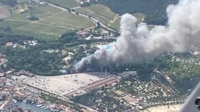 Un incendie dans un camping à Grimaud le 24 mai 2022