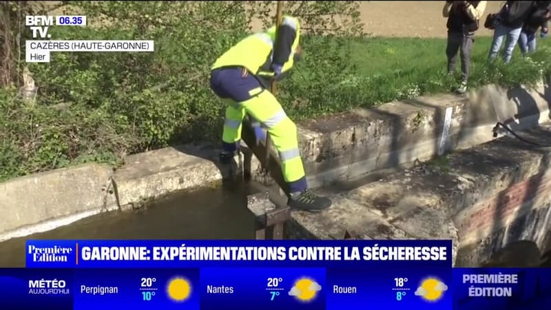 Sécheresse: une expérimentation pour réalimenter la Garonne en rechargeant les nappes phréatiques