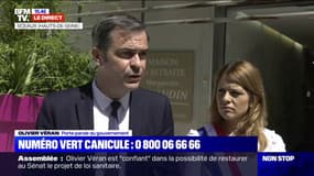 Canicule: "Il faut équiper nos villes avec des îlots de fraîcheur", souligne le porte-parole du gouvernement Olivier Véran 