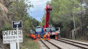 Le train des Pignes a déraillé ce mercredi 20 septembre 2023 à Nice.