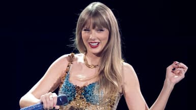 La chanteuse Taylor Swift sur scène à Arlington au Texas, le 31 mars 2023
