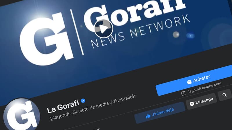 Page Facebook du Gorafi