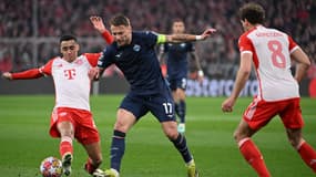 Musiala, Immobile et Goretzka lors de Bayern-Lazio, le 5 mars 2024