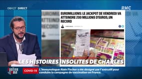 "Les 3 histoire de Charles Magnien" : Le tirage record de l'Euromillions, et le surprenant tirage de la loterie sud-africaine - 04/12