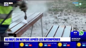 Intempéries: au Muy, les rues et les parcs entièrement nettoyés