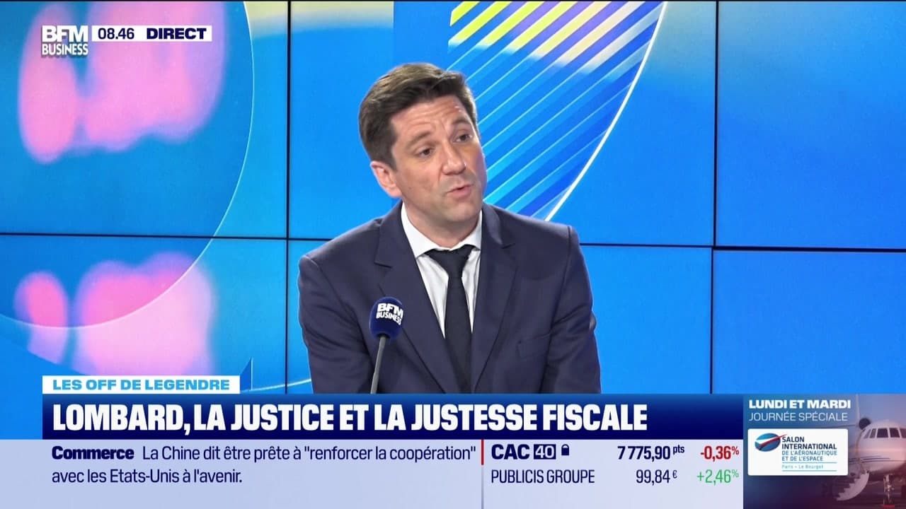 Les off de Legendre : Lombard, la justice et la justesse fiscale - 12/06