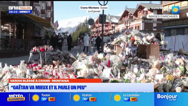 Varois blessé à Crans-Montana : "Gaëtan va mieux et il parle un peu"