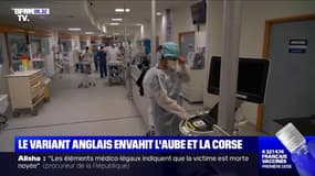 Covid-19: le variant anglais représente plus de 80% des cas dans l'Aube et en Corse-du-Sud