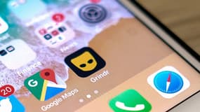 Logo de l'application de rencontres Grindr