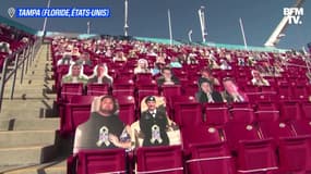 Super Bowl: privé de public, le stade se remplit avec des supporters en carton