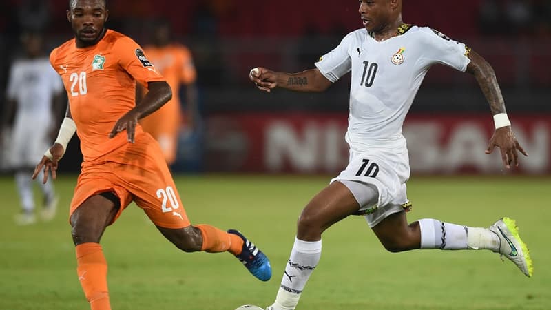 André Ayew lors de la finale de la CAN
