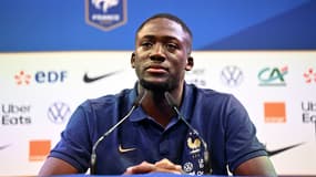 Ibrahima Konaté en conférence de presse de l'équipe de France, 14 juin 2023