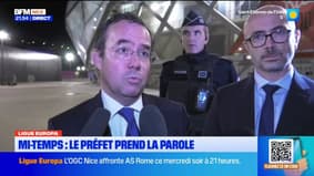 Ligue Europa / Mi-temps : Le préfet des Alpes-Maritimes, Laurent Hottiaux prend la parole sur BFM Nice Côte d’Azur