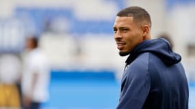 Le gardien auxerrois Théo De Percin contre Nice, le dimanche 18 août 2024, pour la reprise de la Ligue 1