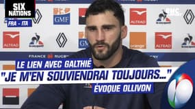 France-Italie: "Je m'en souviendrai toute ma vie" Ollivon et son lien avec Galthié