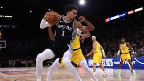 NBA Paris Games 2025 - Victor Wembanyama avec les San Antonio Spurs face aux Indiana Pacers à l'Accor Arena, le 23 janvier 2025