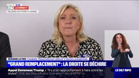 "J'espère que Donald Trump se porte bien": Marine Le Pen ironise sur le coup de téléphone entre Éric Zemmour et l'ex-président américain