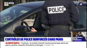 Les contrôles de police renforcés dans Paris