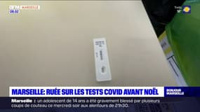 Marseille: ruée sur les tests Covid avant Noël