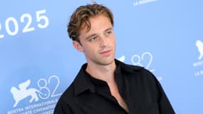 L'acteur Benjamin Voisin à la 85e Mostra de Venise, le 2 septembre 2025